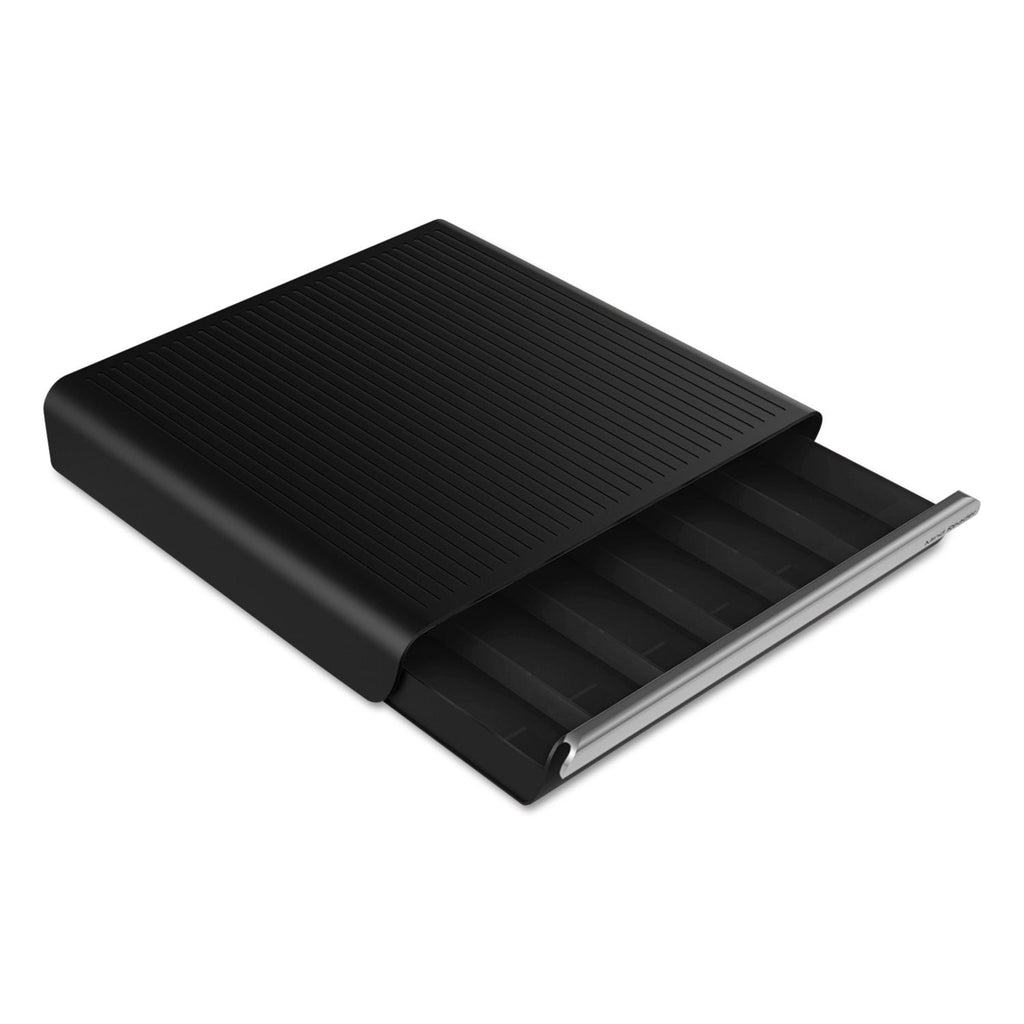 Mind Reader Coffee Pod Drawer, Fits 26 Pods, 14.75 x 13.25 x 2.75, Black