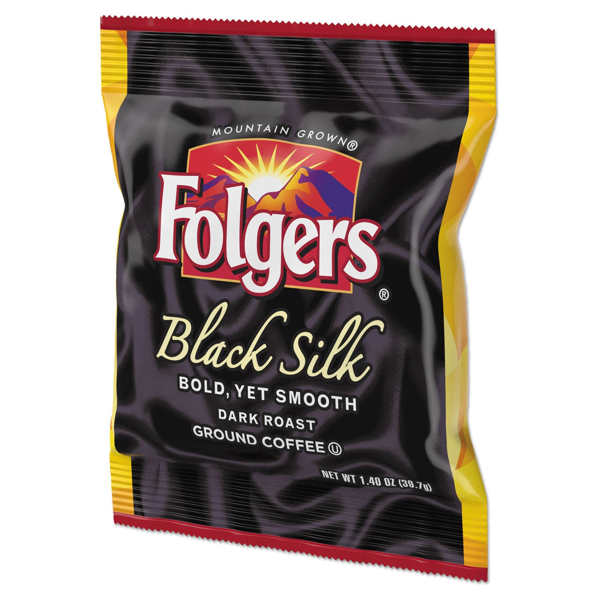 Folgers Coffee, Black Silk, 1.4 oz Packet, 42/Carton