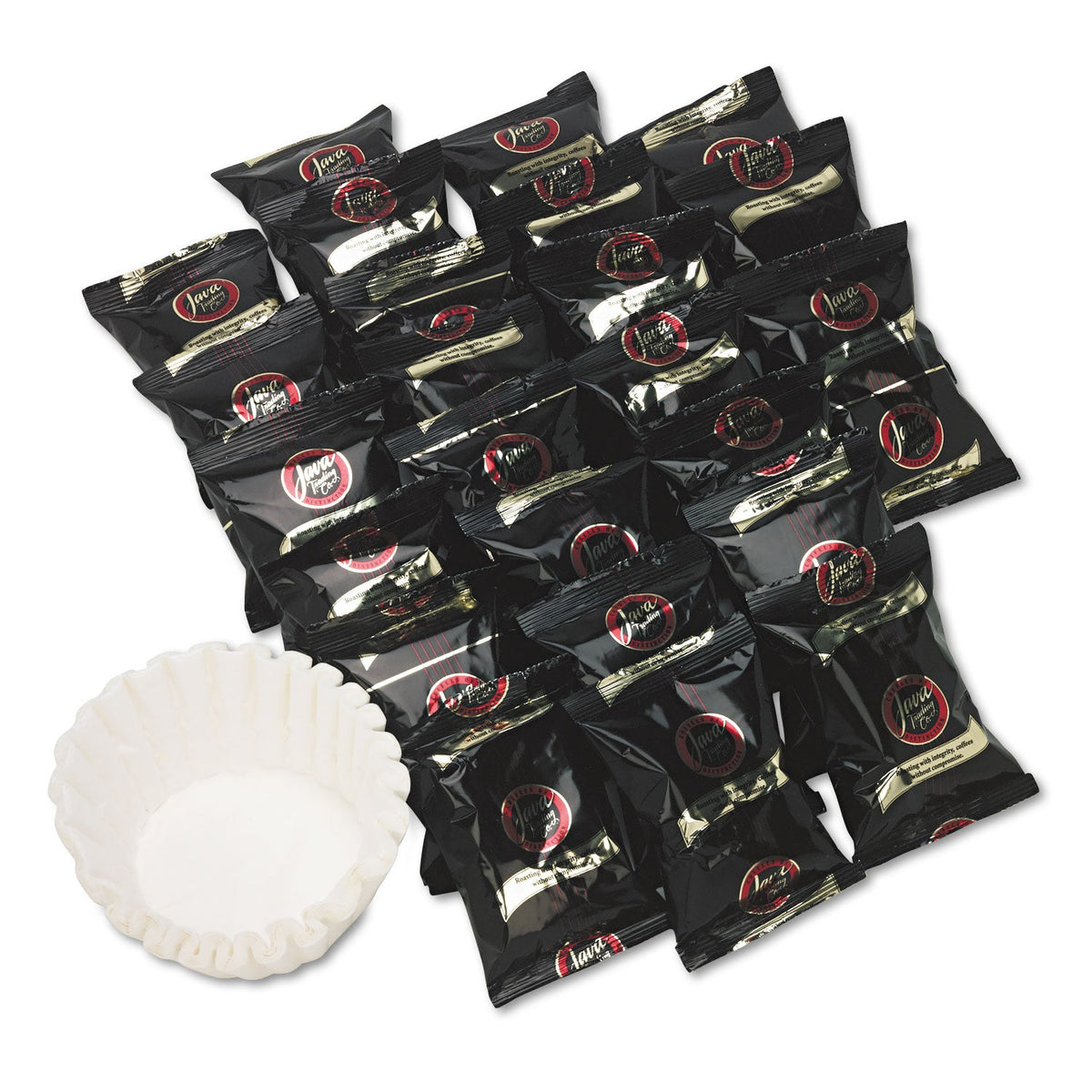 Distant Lands Coffee Coffee Portion Packs, 1.5oz Packs, 100% Colombian, 42/Carton