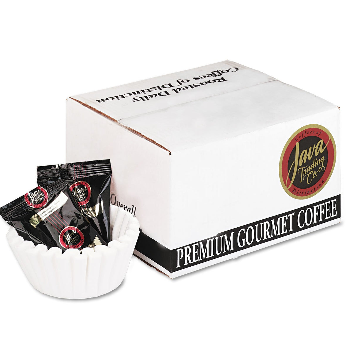 Distant Lands Coffee Coffee Portion Packs, 1.5oz Packs, 100% Colombian, 42/Carton