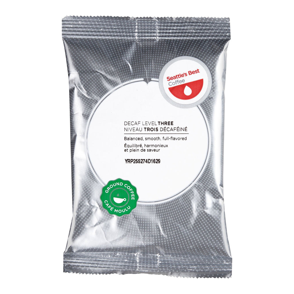Seattle's Best Premeasured Coffee Packs, Decaf Portside Blend, 2 oz Packet, 18/Box