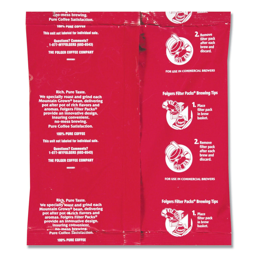 Folgers Coffee Filter Packs, Special Roast, 0.8 oz, 40/Carton