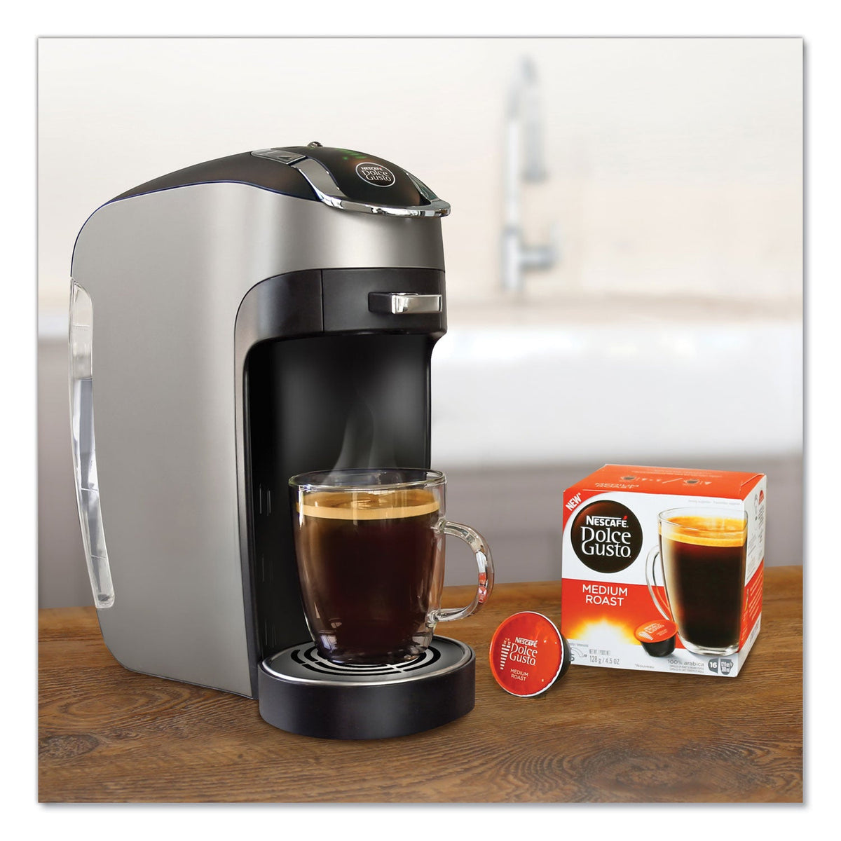 NESCAFÉ Esperta 2 Automatic Coffee Machine, Black/Gray