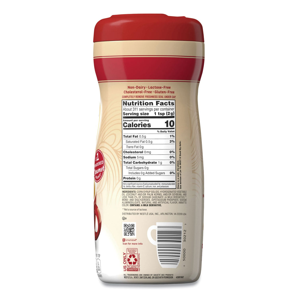 Coffee mate Original Powdered Creamer, 22oz Canister