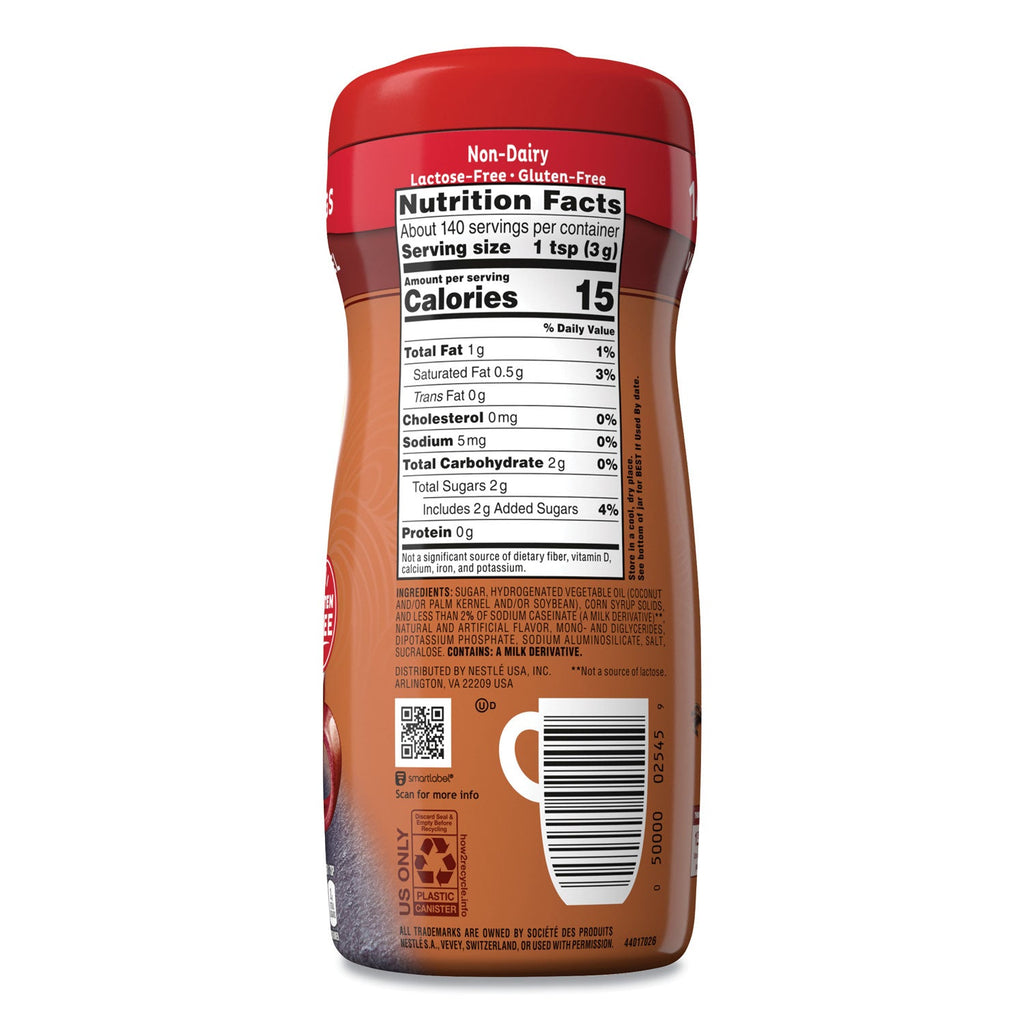 Coffee mate Vanilla Carmel Powdered Creamer, 15 oz Canister, 6/Carton