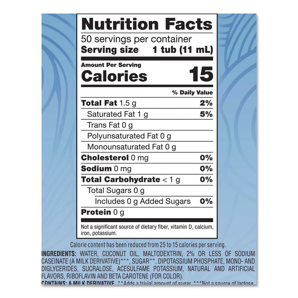 Coffee mate Liquid Coffee Creamer, Sugar Free French Vanilla, 0.38 oz Mini Cups, 50/Box