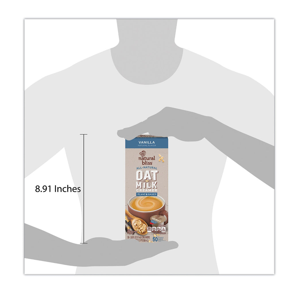 Coffee mate Natural Bliss Dairy Creamers, Vanilla Oatmilk, 0.38 oz, Mini Cups, 50/Box