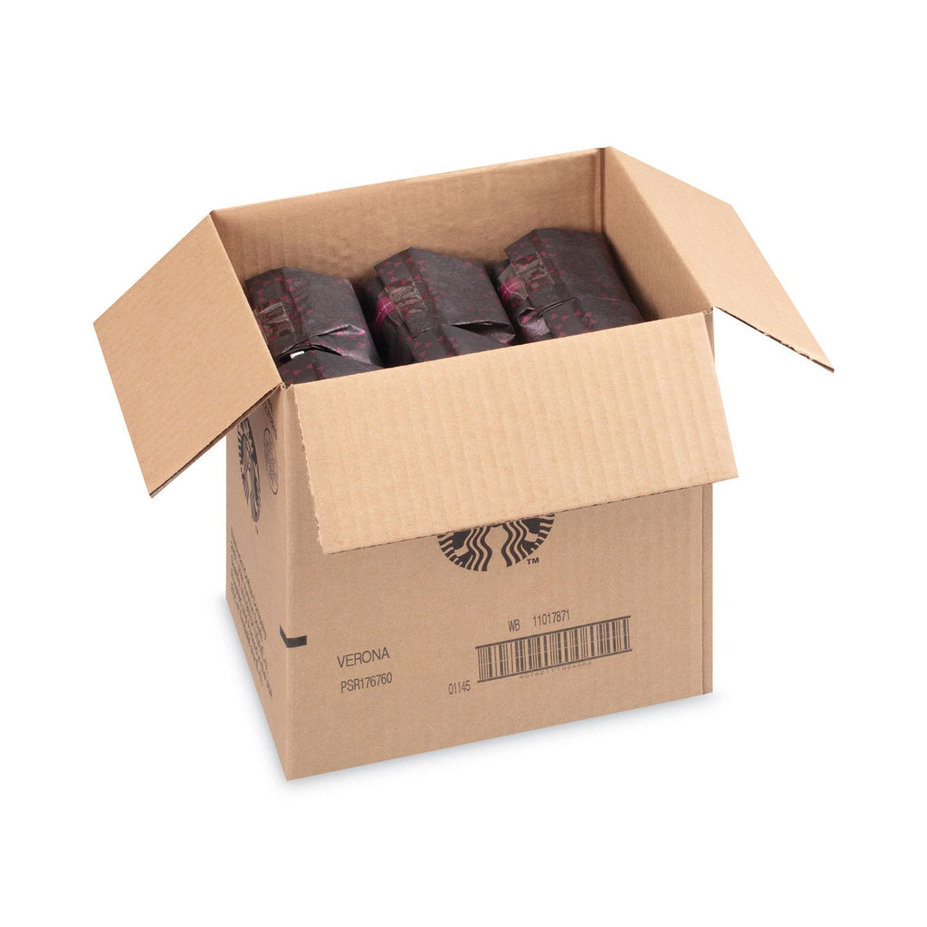 Starbucks Caffe Verona Bold Whole Bean Coffee, 1 lb Bag, 6/Carton
