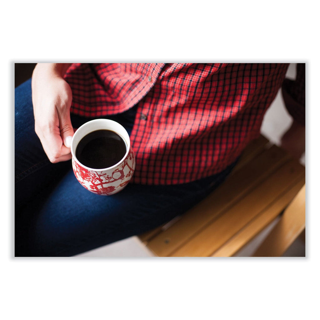 Folgers Coffee, Half Caff, 22.6 oz Canister, 6/Carton