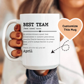 Best Team Custom Mug